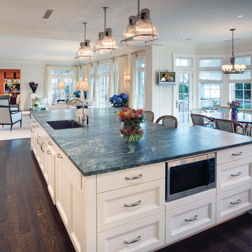 Hi Tech Kitchen With Large Island
