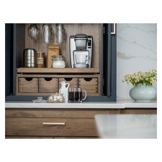 Kitchen Work Zones: How to Design a Coffee Bar Station - Dura Supreme  Cabinetry