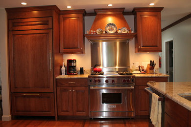 Hickory kitchen cabinets and laundry cabinets