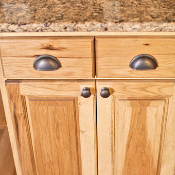 Hickory Kitchen with Built-ins