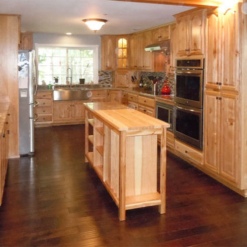 Hickory Kitchen with Natural Finish 1