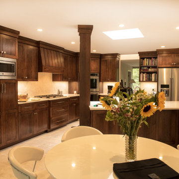 Hickory Stained Kitchen