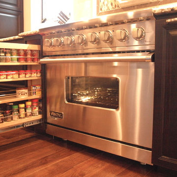 Hidden Spice Rack and Viking Stove
