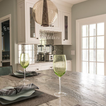 High-end Kitchen Design with Oversized Island