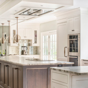 High-end Kitchen Design with Oversized Island