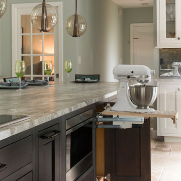 High-end Kitchen Design with Oversized Island