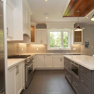 High-End Open Concept Interior Design: Kitchen