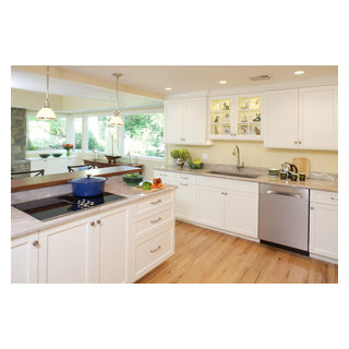 High Functionality in Maximized Kitchen Space - Transitional - Kitchen ...