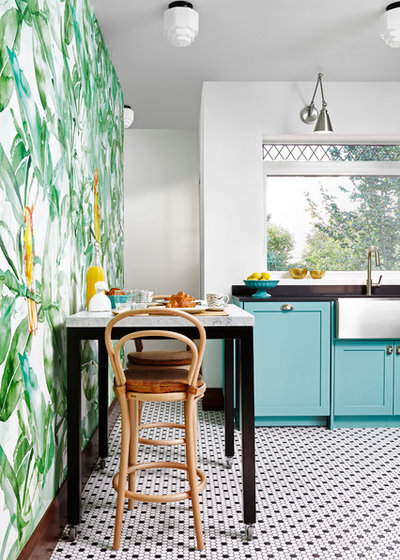 Tropical Kitchen by Toronto Interior Design Group