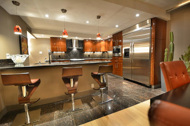 Photo of a contemporary kitchen in Las Vegas.