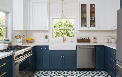 These Kitchens Do Blue Cabinetry Just Right