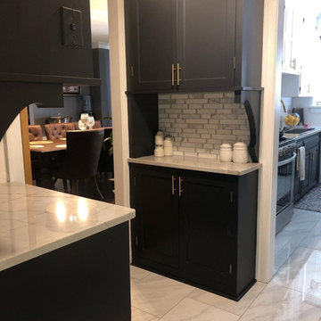 Contemporary Kitchen and Butler Pantry