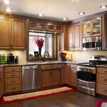 Highlighted Maple Cabinetry