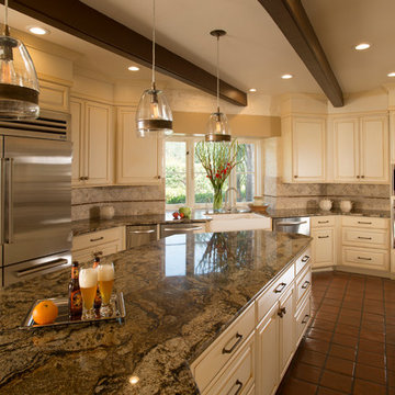 Historical Adobe Kitchen Remodel - Saratoga, CA