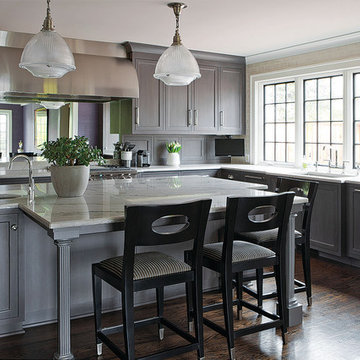 Historical home with Transitional kitchen