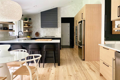 Example of a danish kitchen design in New York