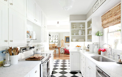 Create a Timeless Kitchen Look With Checkered Tiles