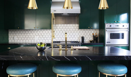 These Jewel-Tone Kitchen Cabinets Really Shine
