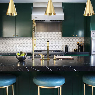 Inspiration for a midcentury kitchen in Los Angeles.
