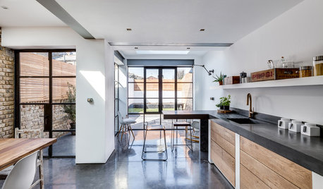 Kitchen Tour: Polished Concrete and Reclaimed Finds in a London Kitchen