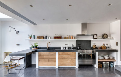 Hur är det att ha ett polerat betonggolv i köket?