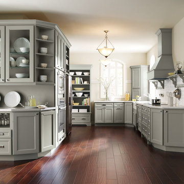 Homecrest Cabinetry: Gray Kitchen Cabinets