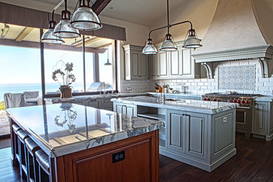 This is an example of a mediterranean kitchen in Santa Barbara.