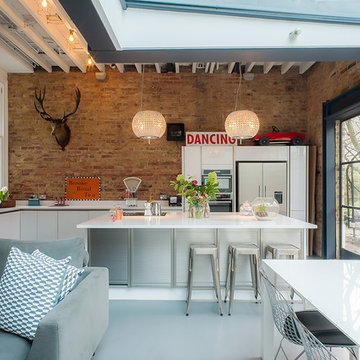 House Refurbishment with Crittall Kitchen Extension, London