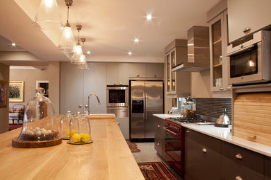 Example of a trendy kitchen design in Other