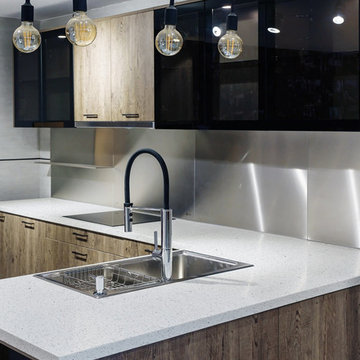 Houston, Tx - White Quartz Kitchen Countertops