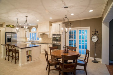 Example of a transitional kitchen design in Indianapolis
