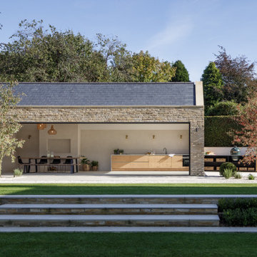 Indoor and outdoor kitchen in Uk
