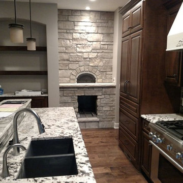 Indoor Custom Installation with CBO-750 DIY Oven Kit by Chicago Brick Oven