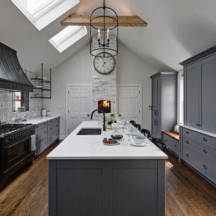 Industrial Coach House Kitchen