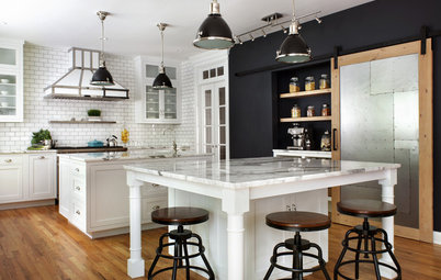 Kitchen of the Week: French Industrial Style in Black and White