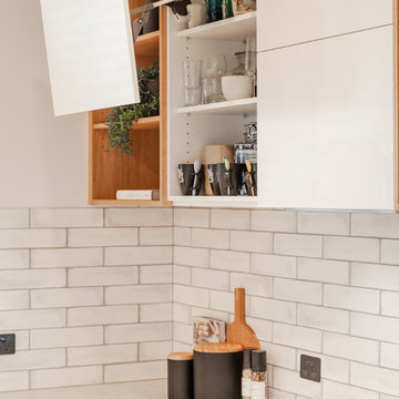 Industrial-Inspired Timber & White Kitchen Transformation