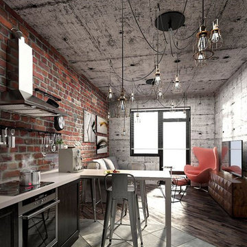 Industrial Kitchen Design Ideas