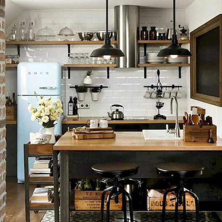 75 Small Industrial Kitchen Ideas You'll Love March, 2022 Houzz