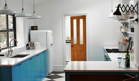 Kitchen of the Week: A Victorian Kitchen With American Diner Style