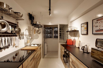 Design ideas for an industrial kitchen in Singapore.