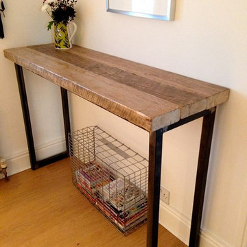 Industrial Mill Reclaimed Wood Breakfast Bar/Console Table