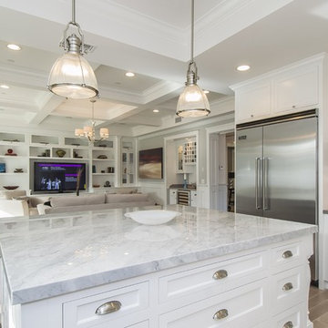 Industrial Pendant in Casual White Kitchen