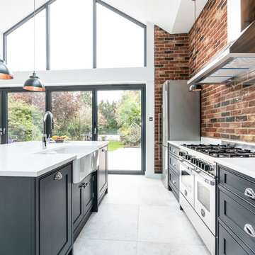 Industrial Style Shaker Kitchen - Woodford Green