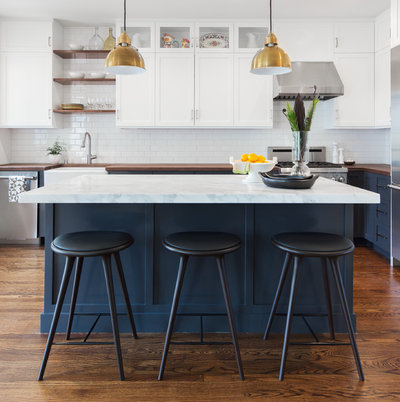 Transitional Kitchen by Craig O'Connell Architecture