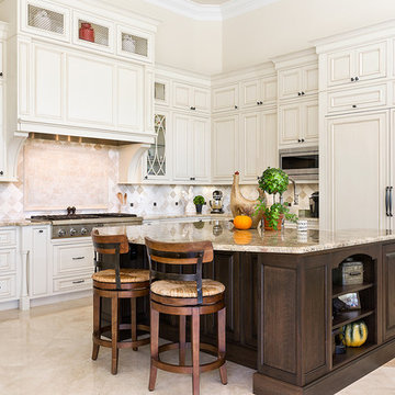 Inset Kitchen Soft White Lyptus Island