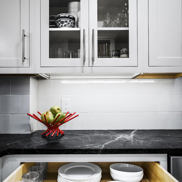 Inset Shaker Nordic White Kitchen