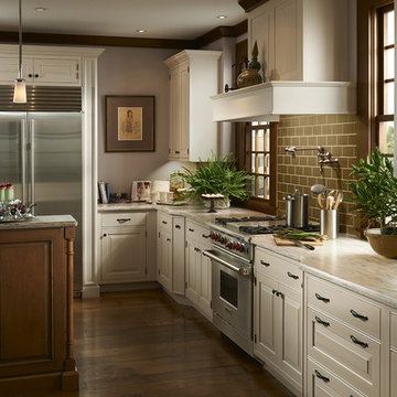 Inset White Traditional Kitchen