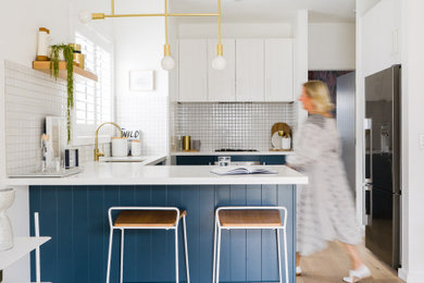 Design ideas for a nautical kitchen in Sydney.