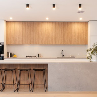 Interior design with Stunning mix of cabinetry