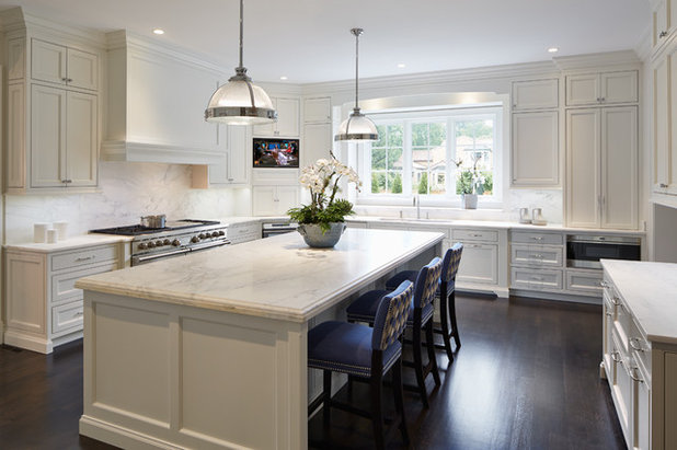 Transitional Kitchen by Reynolds Architecture- Design & Construction